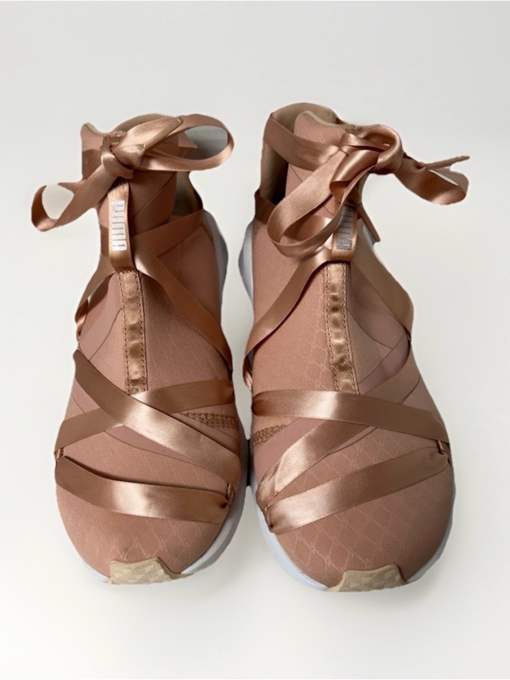 PUMA Fierce Rope Satin EP "Peach Beige" Ballet Inspired Sneakers Sz 6.5 Urban